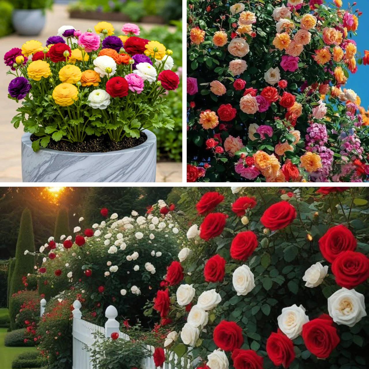 Super Elegant Colourful Rose Flowers Seeds